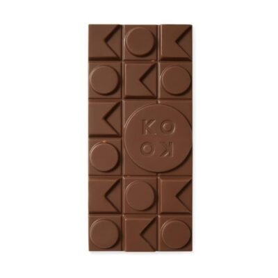 Koko Black Hazelnut & Cocoa Bits | Milk Chocolate Block