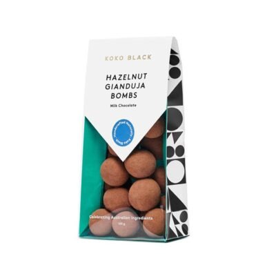 Koko Black Hazelnut Gianduja Bombs 100g | Milk Chocolate