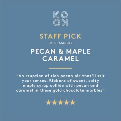 Koko Black Pecan & Maple Caramel Marbles | Gold Chocolate