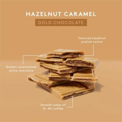 Koko Black Hazelnut Caramel Mocha | Gold Chocolate Block