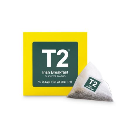 T2 Irish Breakfast Tea Bag Cube 25pack