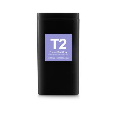T2 French Earl Grey Tea Bag Tin 60 pack