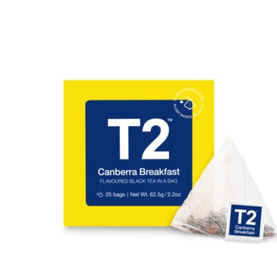 T2 Canberra Breakfast Tea Bag Cube 25 pack