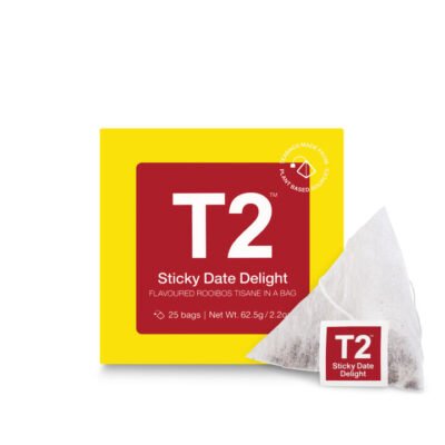 T2 Sticky Date Delight Tea Bag Cube 25 pack