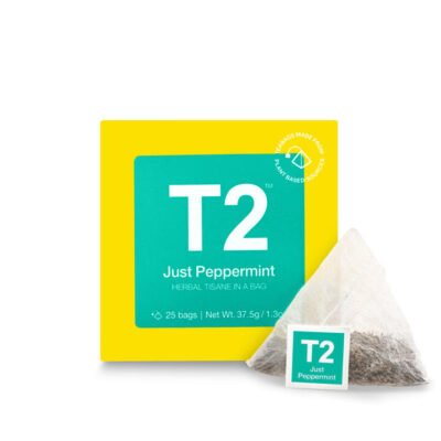 T2 Just Peppermint Tea Bag Cube 25 pack