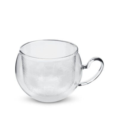 T2 Hammered Glass Double Wall Mug