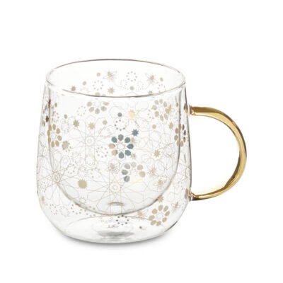 T2 Bee Moroccan Glass Double Walled Mug