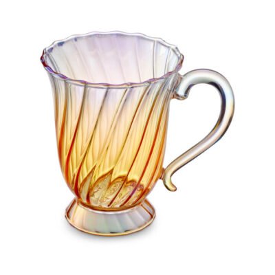 T2 Valentina Glass Pretty Mug Peach