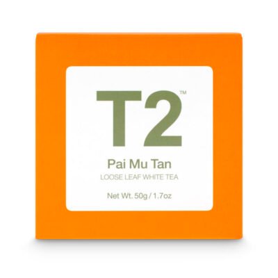 T2 Pai Mu Tan Loose Leaf Cube 50g