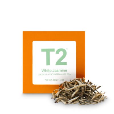 T2 White Jasmine Loose Leaf Cube 50g