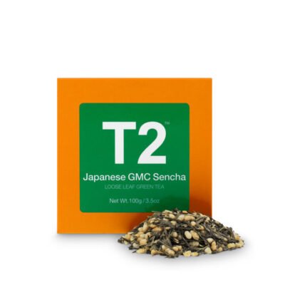 T2 Japanese Gen Mai Cha Sencha Loose Leaf Cube 100g