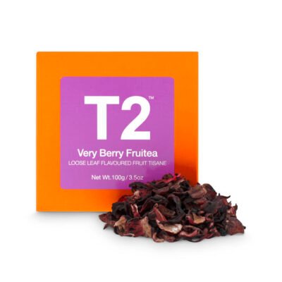 T2 Very Berry Fruitea Loose Leaf Cube 100g