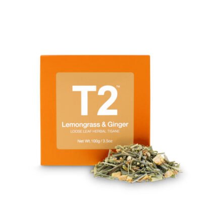 T2 Lemongrass and Ginger Loose Leaf Cube 100g