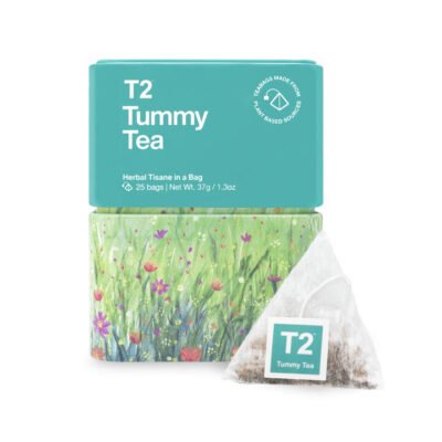 T2 Tummy Tea Tea Bag Icon Tin 25 pack