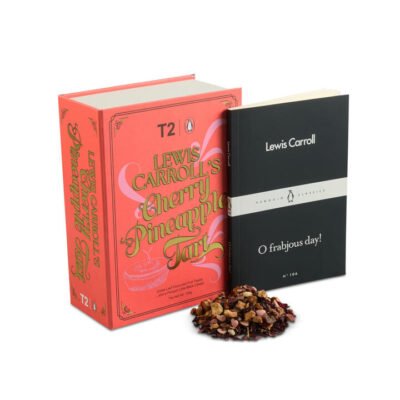 T2 T2 x Penguin Books – Lewis Carroll’s Cherry Pineapple Tart Loose Leaf Tea Book 100g