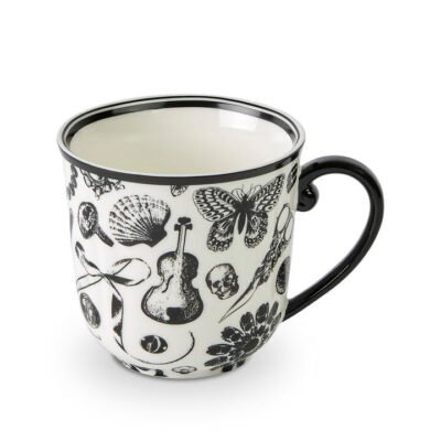 T2 Curios Pretty Mug Black