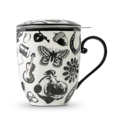 T2 Curios Mug With Infuser Black