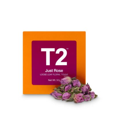 T2 Just Rose Loose Leaf Cube 50g
