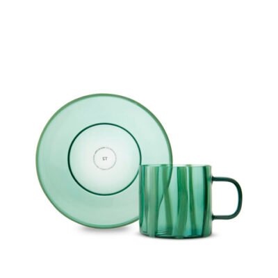 T2 Mimi Cup & Saucer Green