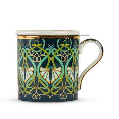 T2 Boxed Toulouse Mug With Infuser Midnight