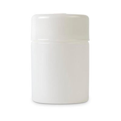 T2 Glass Storage Jar White