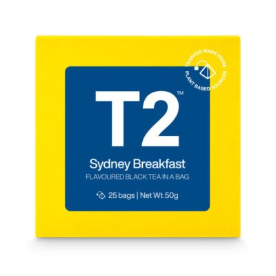 T2 Sydney Breakfast Tea Bag Cube 25 pack
