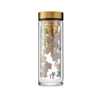 T2 T2 Boxed Double Wall Glass Flask Enchanted
