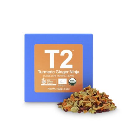 T2 Turmeric Ginger Ninja Loose Leaf Cube 100g